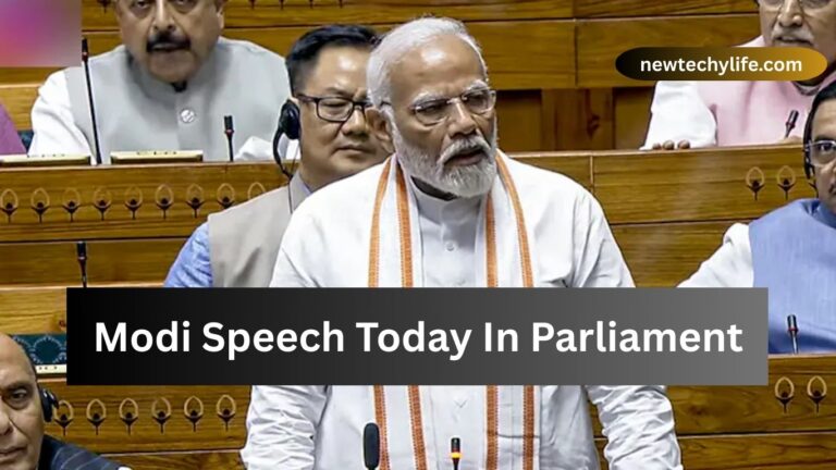 Modi's Address in Parliament
